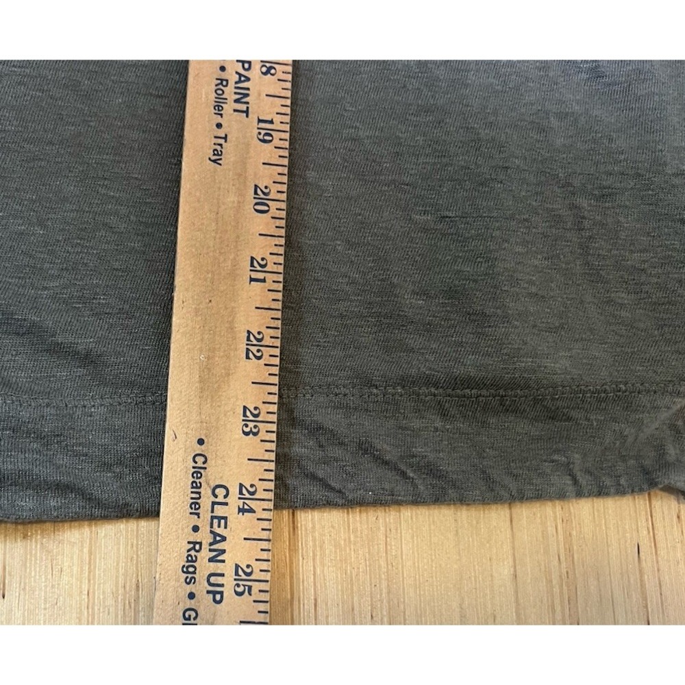 Tahari Women's 100% Linen Cardigan Hoodie Open Front Lagonlook Taupe Size S - Picture 7 of 7